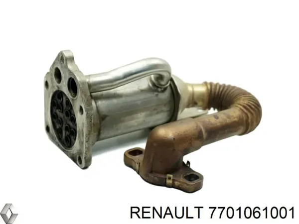 Enfriador de recirculación de gases de escape EGR 7701061001 Renault (RVI)