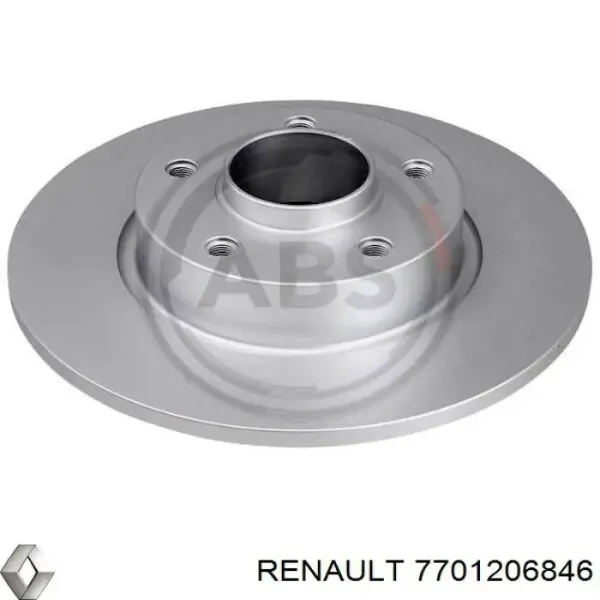 Disco de freno trasero Renault Trafic 2 FL