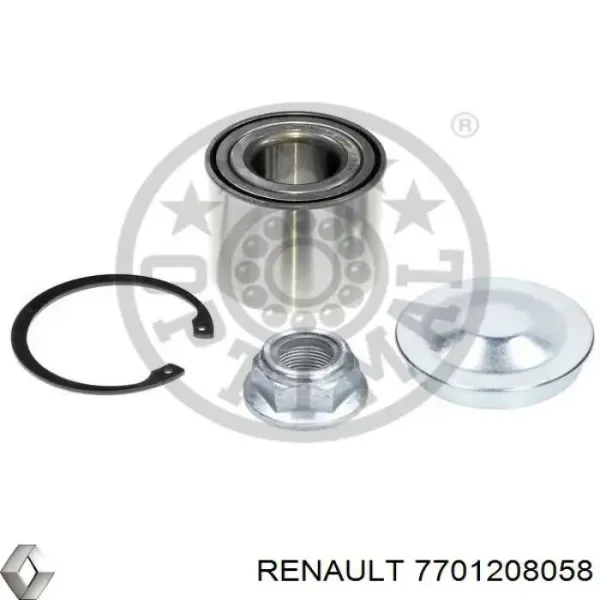 Cojinete de rueda trasero Renault Megane 2 LM0, LM1