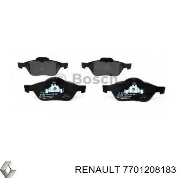 Pastillas de freno delanteras Renault Laguna 2 BG0, BG1