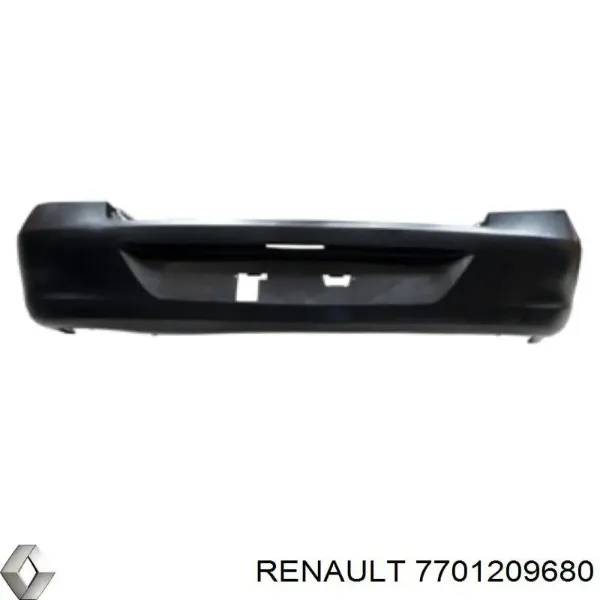 Parachoques trasero 7701209680 Renault (RVI)