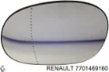 Cristal De Espejo Retrovisor Exterior Izquierdo Renault Laguna B56, 556