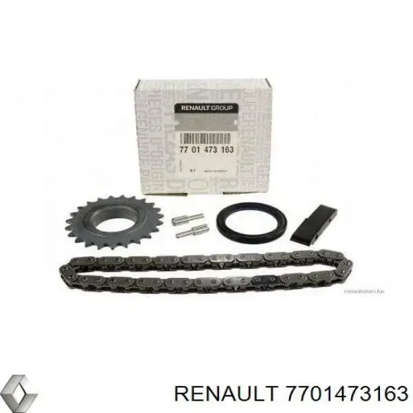 Juego de cadena de bomba de aceite 7701473163 Nissan/Infiniti