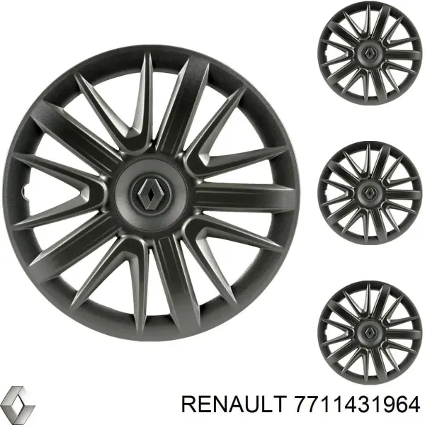 Lápiz de retoque 7711431964 Renault (RVI)