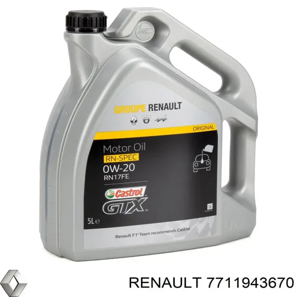 Aceite de motor 7711943670 Renault (RVI)