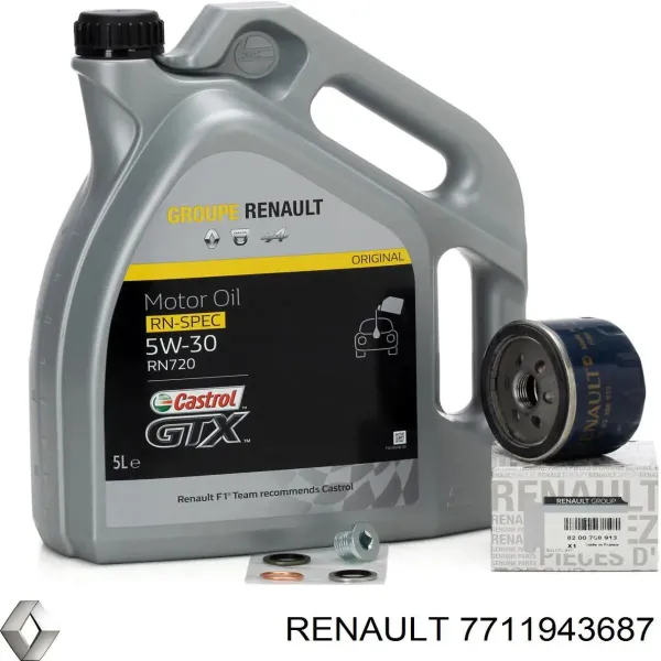 Aceite de motor 7711943687 Renault (RVI)