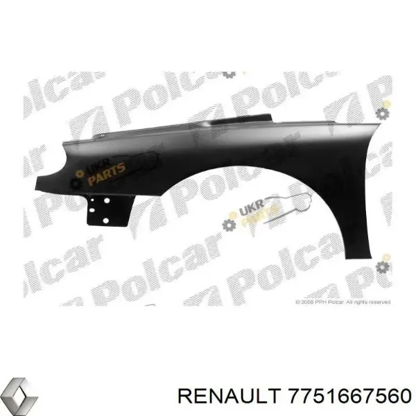 Aleta 7751698032 Peugeot/Citroen