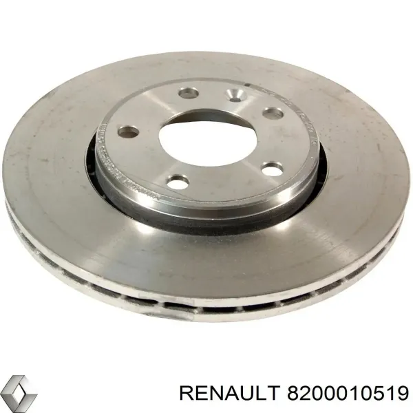 Disco de freno delantero 8200010519 Renault (RVI)