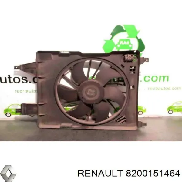 Ventilador de radiador 8200151464 Renault (RVI)