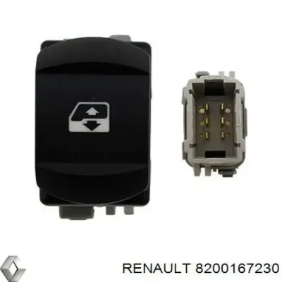 Boton Bloqueo Para Puerta RENAULT 8200167230