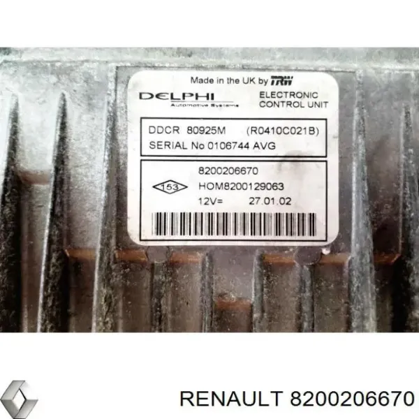  8200206670 Renault (RVI)