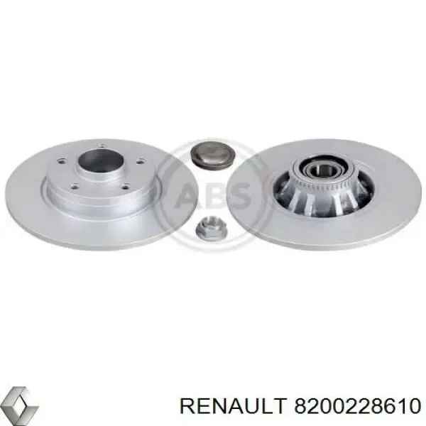 Disco de freno trasero Renault Trafic 2 FL