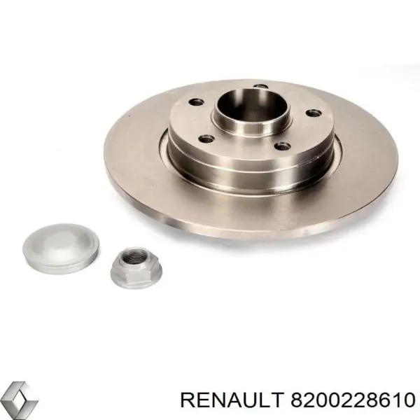 Disco de freno trasero Renault Trafic 2 FL