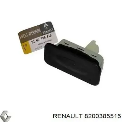 Boton De Accion De Bloqueo De La Tapa Maletero (3/5 Puertas Traseras) RENAULT 8200385515