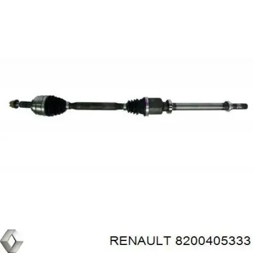 Semieje delantero derecho 8200405333 Renault (RVI)