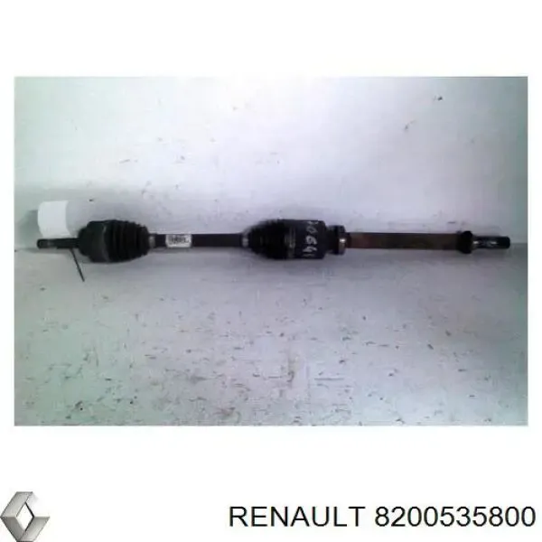 Árbol de transmisión delantero derecho 8200535800 Renault (RVI)