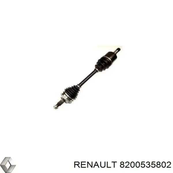 Árbol de transmisión delantero derecho 8200535802 Renault (RVI)