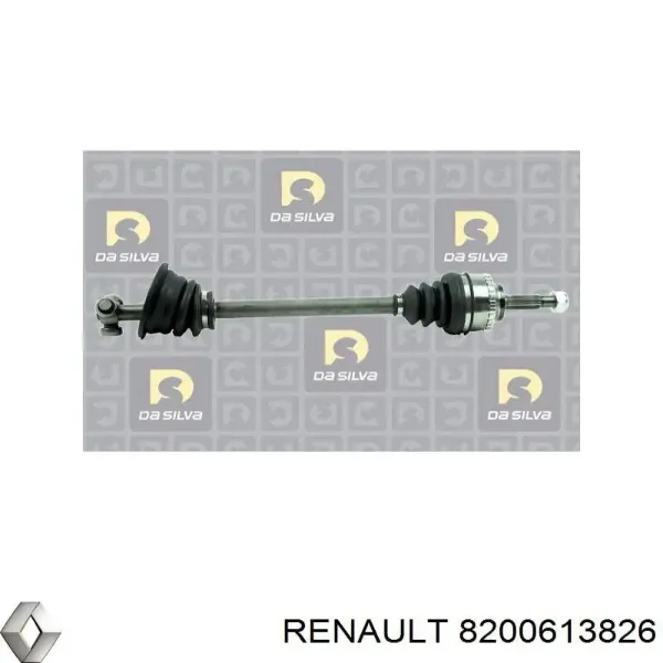 Árbol de transmisión delantero derecho 8200613826 Renault (RVI)