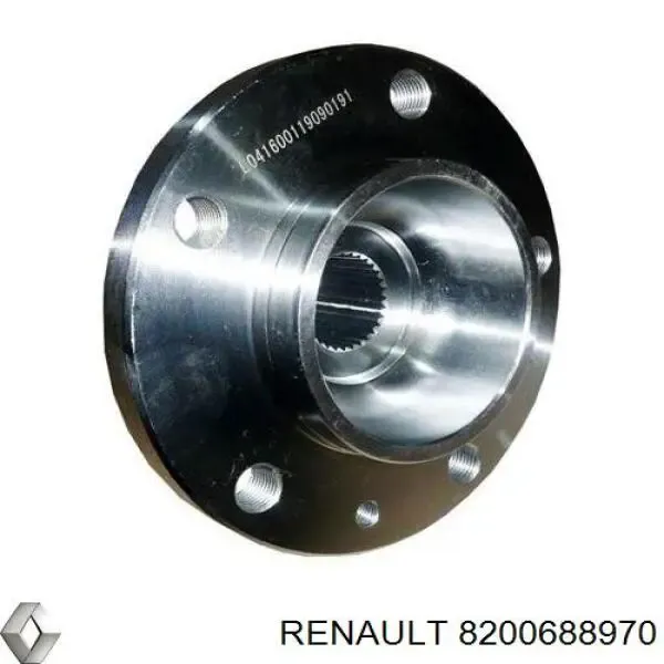 Cubo de rueda delantero Renault Master 3 FV, JV