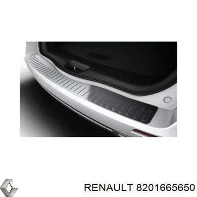 Protector superior del parachoques trasero (estribo) RENAULT 8201665650