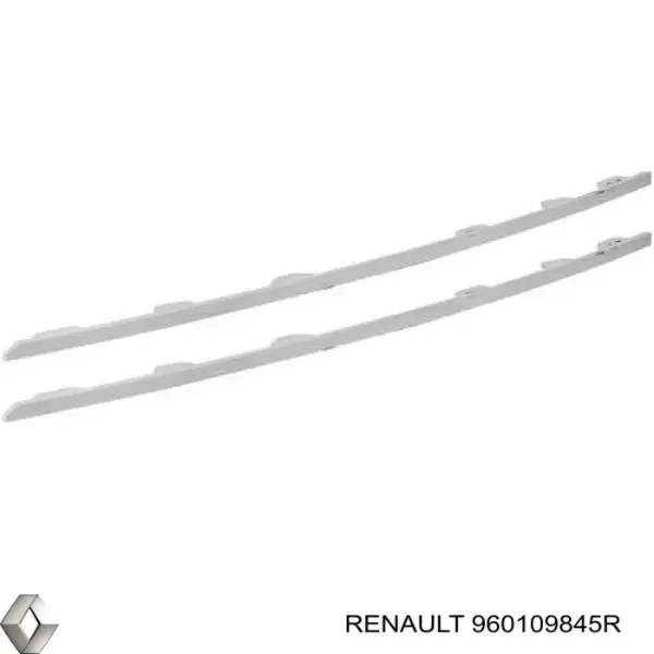 Moldura inferior de la parrilla del radiador 960109845R Renault (RVI)