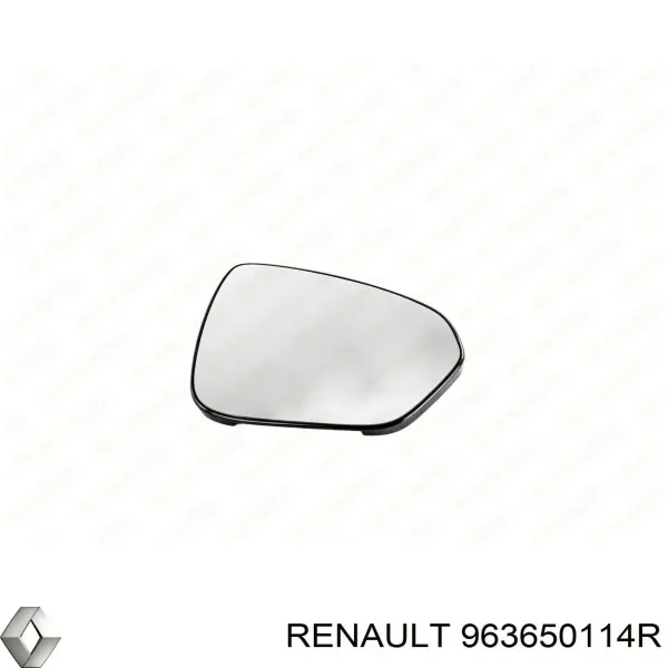 Cristal de espejo retrovisor derecho 963650114R Renault (RVI)