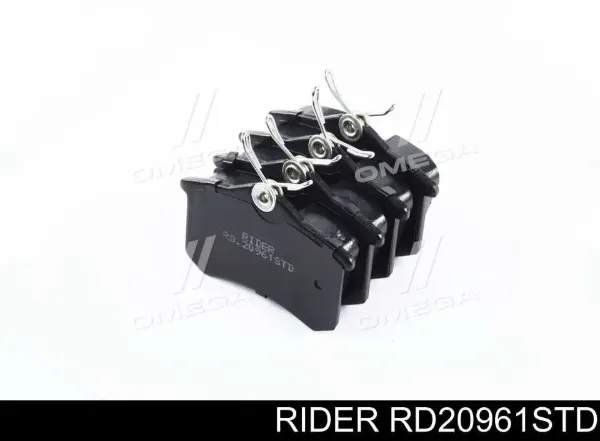 Pastillas de freno traseras RD20961STD Rider