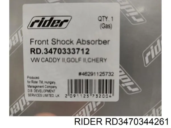 Amortiguador RD3470344261 Rider