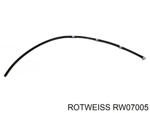 Tubería de retorno de combustible de los inyectores RW07005 Rotweiss
