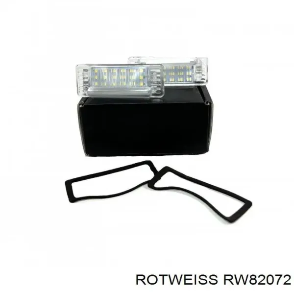 Luz matricula RW82072 Rotweiss
