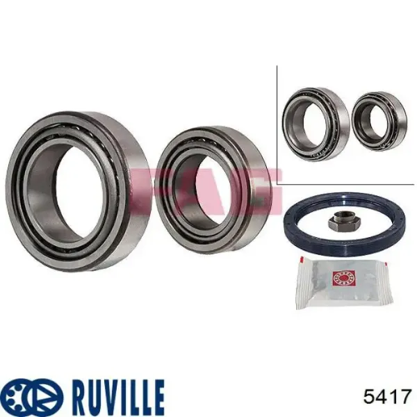 Cojinete de rueda delantero 5417 Ruville