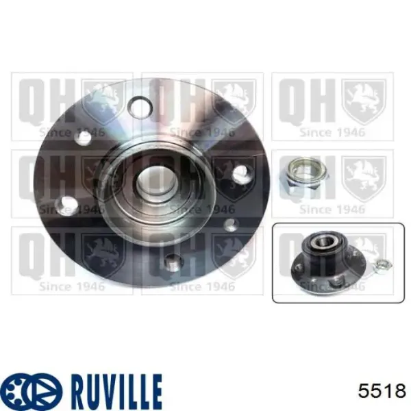 Cubo de rueda trasero Renault 21 K48