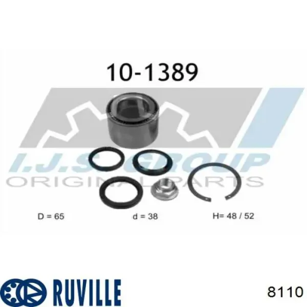 Cojinete de rueda trasero Subaru Impreza 2 GD, GG