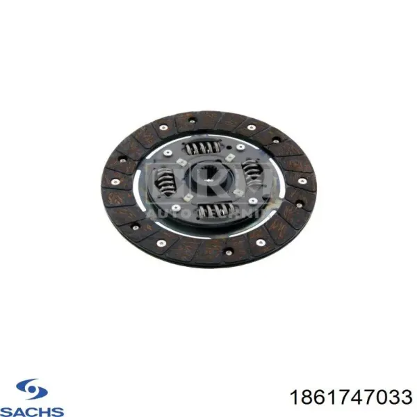 Disco de embrague 1861747033 Sachs