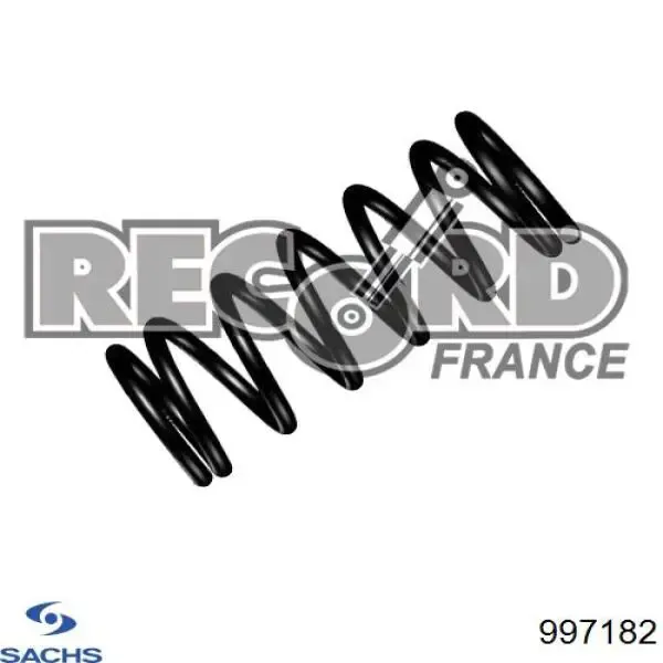 Muelle de suspensión eje delantero Peugeot 205 1 741A, C