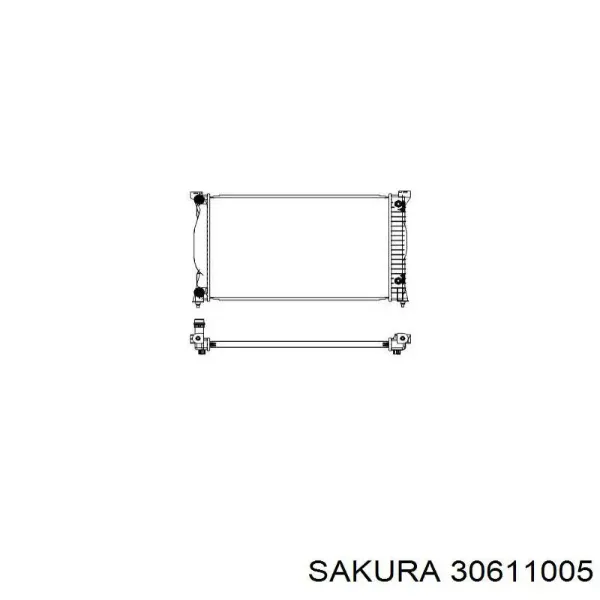 Radiador 133408A2 Polcar