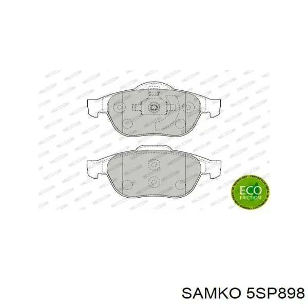 Pastillas de freno delanteras Renault Laguna 2 BG0, BG1