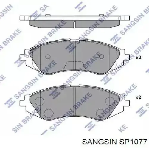 Pastillas de freno SP1077 Sangsin