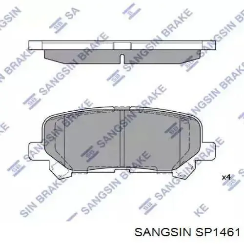 Pastillas de freno traseras GK0401 CTR