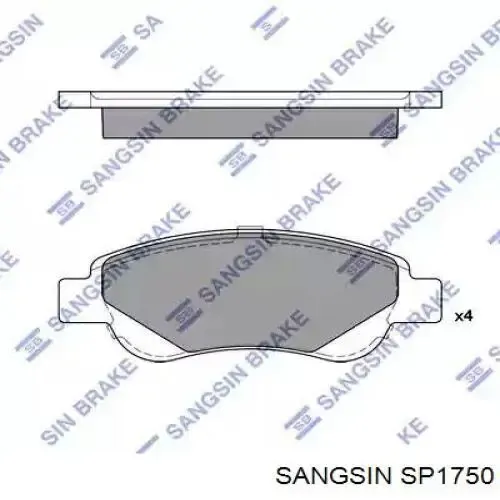 Pastillas de freno SP1750 Sangsin