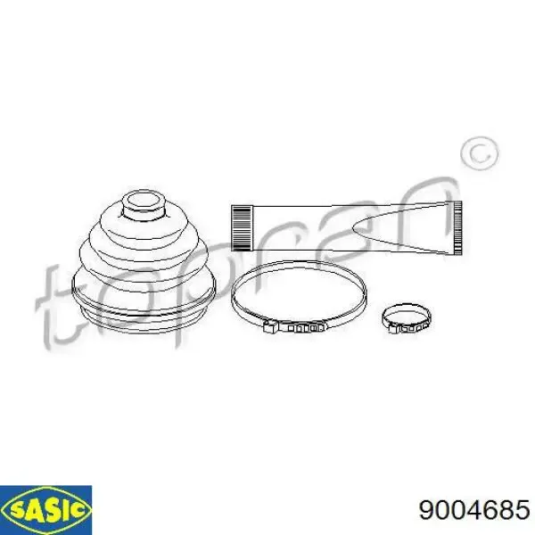 Fuelle, árbol de transmisión delantero exterior Opel Astra 51, 52, F35, M35