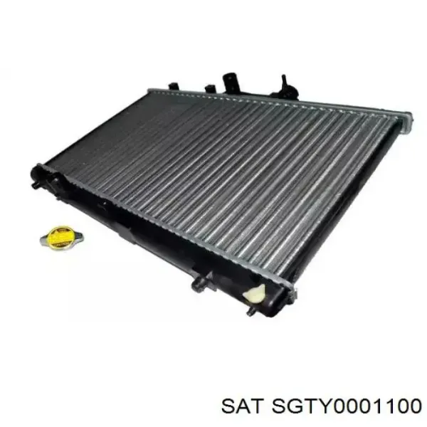 Radiador 1640002370 Toyota