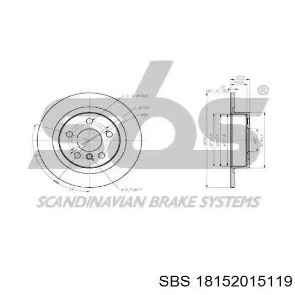 Disco de freno trasero BMW X1 F48