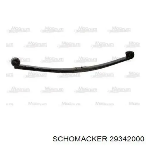 Ballesta de suspensión delantera 29342000 Schomacker