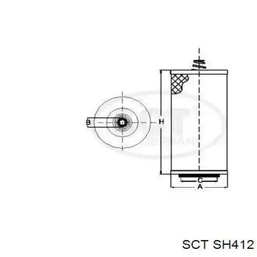 Filtro de aceite A4011800009 Mercedes
