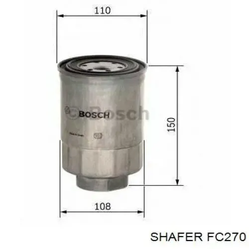 Filtro de combustible FC270 Shafer