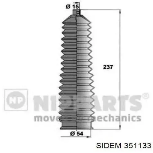 541087S GSP Guardapolvo dirección