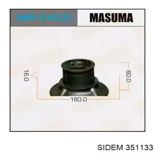 Fuelle dirección 541087S GSP