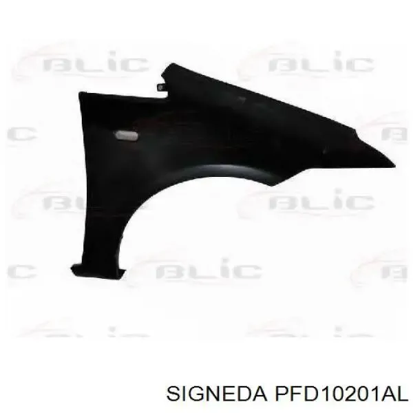 Aleta delantera izquierda PBM51A16009AG Ford