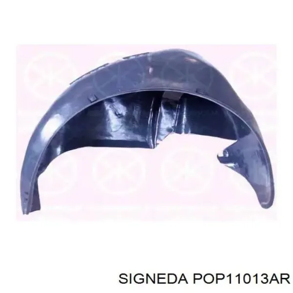 Guardabarros interior derecho, aleta delantera Opel Vectra 36